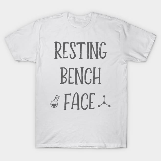 Resting Bench Face - Grey T-Shirt by StopperSaysDsgn